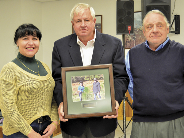 THE PRENTISS HEADLIGHT / JDC Soil & Water Conservation District members recognized Mr. & Mrs. Daniel Pierce with the 2014 Outstanding Woodland Conservationist