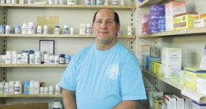 The Prentiss Headlight / Shirley Burnham—Pharmacist Greg Lee owner of Palace Drugs Pharmacy for 16 years has been a vital part of JDC’s healthcare support included with the county’s four pharmacies and nine pharmacists.