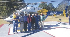 The Prentiss Headlight / Jefferson Davis County Elected Officials with the Rescue 7 crew & Dr. Diane Moran. 