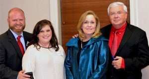The Prentiss Headlight—Pastor of Bethany Baptist Church Lee Faler and wife Jordan with guest speaker Walt Grayson and wife Jo. 